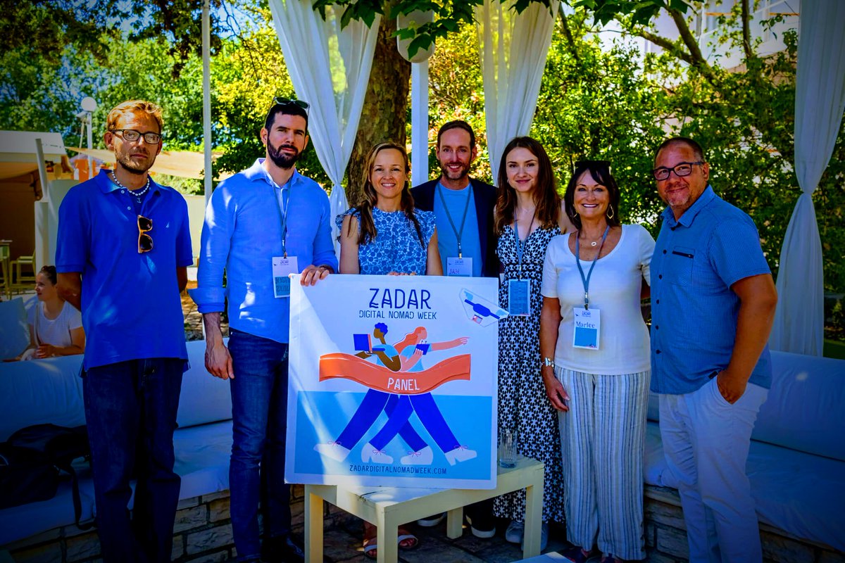 albertanthony25's tweet photo. Albert Anthony (@AlbertAnthonyCo),
American & #Croatian #leadership author, speaks at #roundtable talk during #DigitalNomadWeek in #Zadar, #Croatia last summer, along with local #business leaders.
Article in Total Croatia News @totalcroatia1:
๐งhttps://t.co/IjTzbwnnWE https://t.co/bUKipgO8eq
