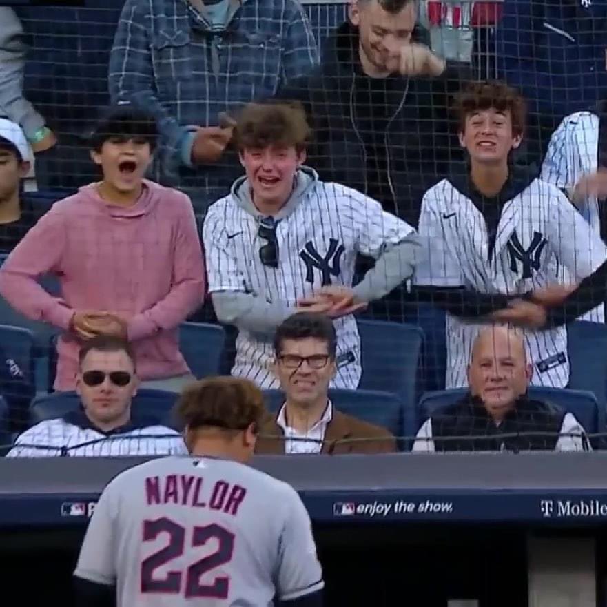 If you love Naylor rocking the baby after hitting a homer, you also have to love this.