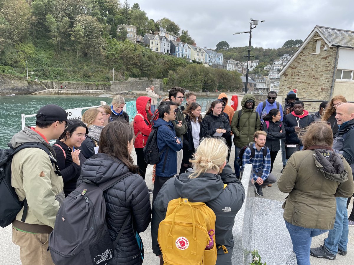 JessieW_Palaeo's tweet photo. A busy field week with MSc #SustainableEnvironmentalManagement and #EnvironmentalConsultancy students learning about sustainable tourism in Looe, waterfront regeneration, and urban green spaces @PlymUni @EnvSciPlymUni @PlymGeog https://t.co/xCHHdJKg3O