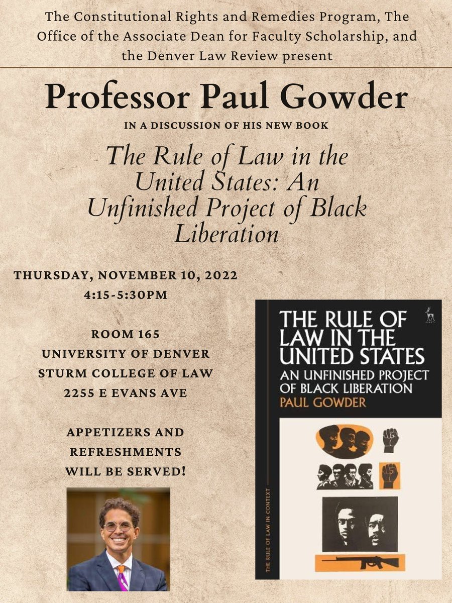 Constitutional Rights and Remedies Program (DU) tweet media