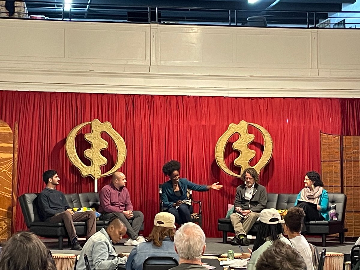 <a href="/SPARCCHub/">SPARCC</a> where <a href="/InclusivAction/">Inclusive Action for the City</a>’s <a href="/lyrickelkar/">Lyric ☀️</a> talks of community ownership strategies to prevent gentrification &amp; displacement of LA’s street vendors, supporting their leadership as culture-bearers &amp; small business owners, and fighting for more equitable systems &amp; policies.