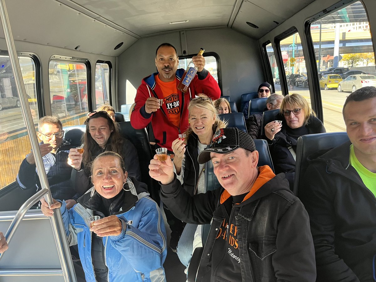 UntappedTours's tweet image. Thanks to @StandardDistill for dropping off the new Hofbrau Brandy! These Germans sure enjoyed it! @visitmilwaukee