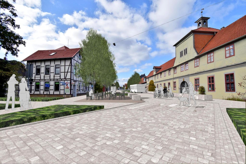 Eine Journalistin fragt, was ich meine, wenn ich schreibe "Große Teile Wolfenbüttels sind hässliche Asphaltwüsten" und fragt was man verbessern müsste. Ich habe ein Bild gemacht, sonst wird das wieder "missverstanden". Versteht man was ich meine? Ist das so deutlich?