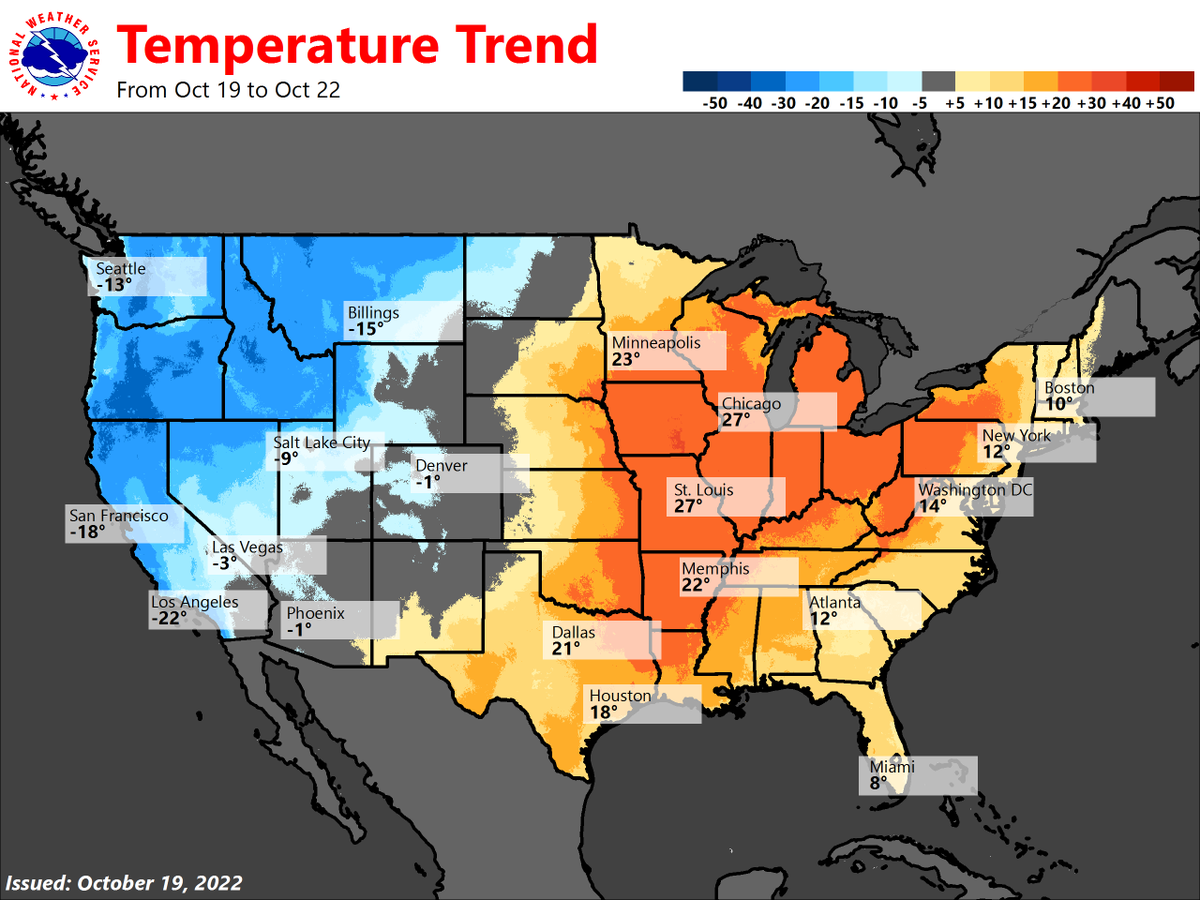 Today may be cold with rain and wintery mix, but change is coming. Daytime highs will jump 20-30°F between today and Saturday; temperatures will be back above average with dry conditions!