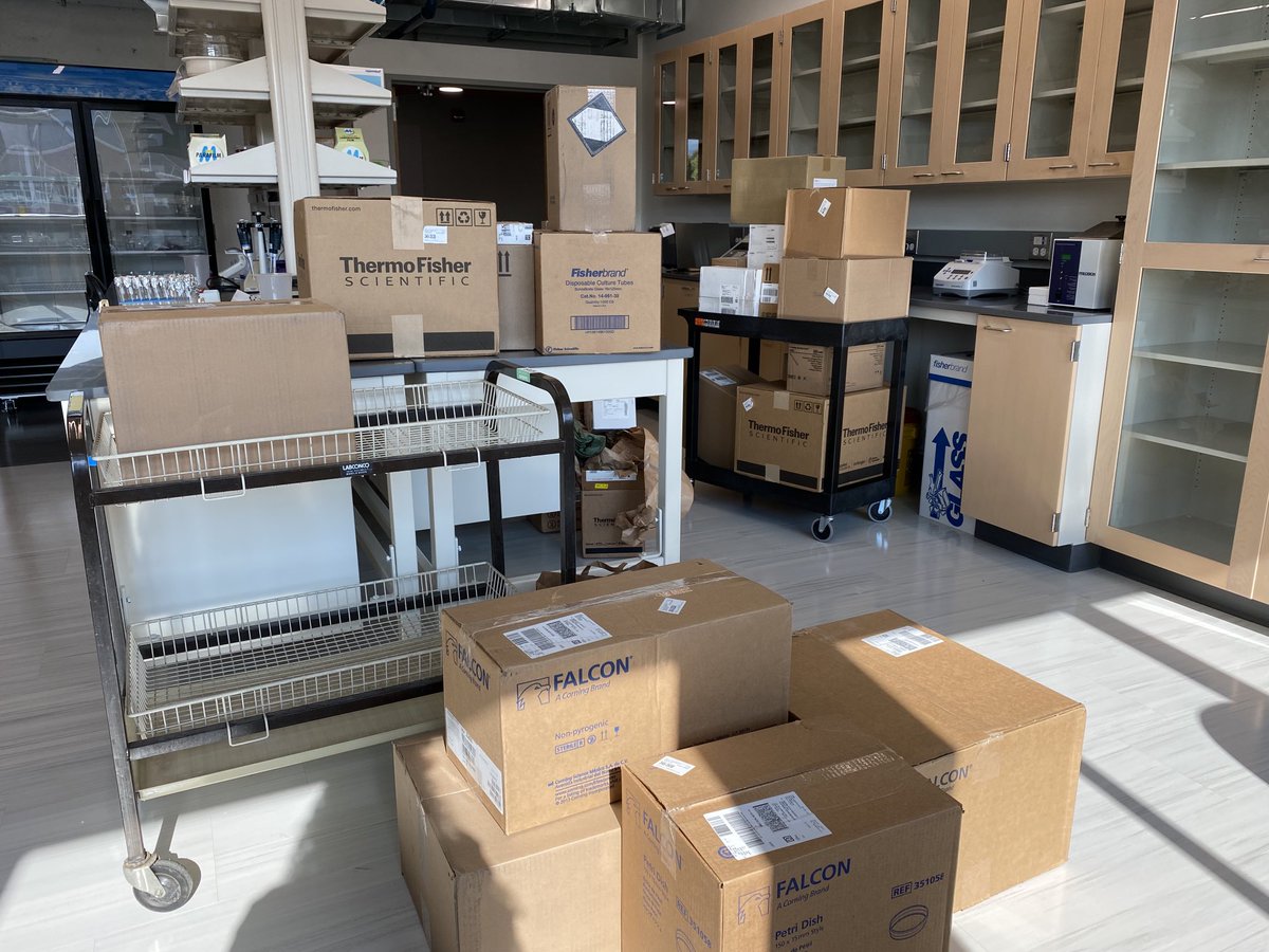 Lots of goodies arriving at the Weisberg lab!