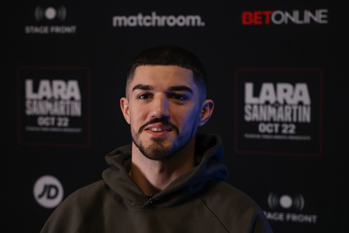 MatchroomBoxing's tweet photo. ๐ฃ๏ธ โI feel great moving down to 140. It means a lot to have a Title fight and Iโm excited for this to be the first belt of many!โ - @Reshatmati1 ๐ฆ๐ฑ๐ป
#MatiRodriguez #LaraSanmartin @DAZNBoxing https://t.co/eb6oeyEOMF