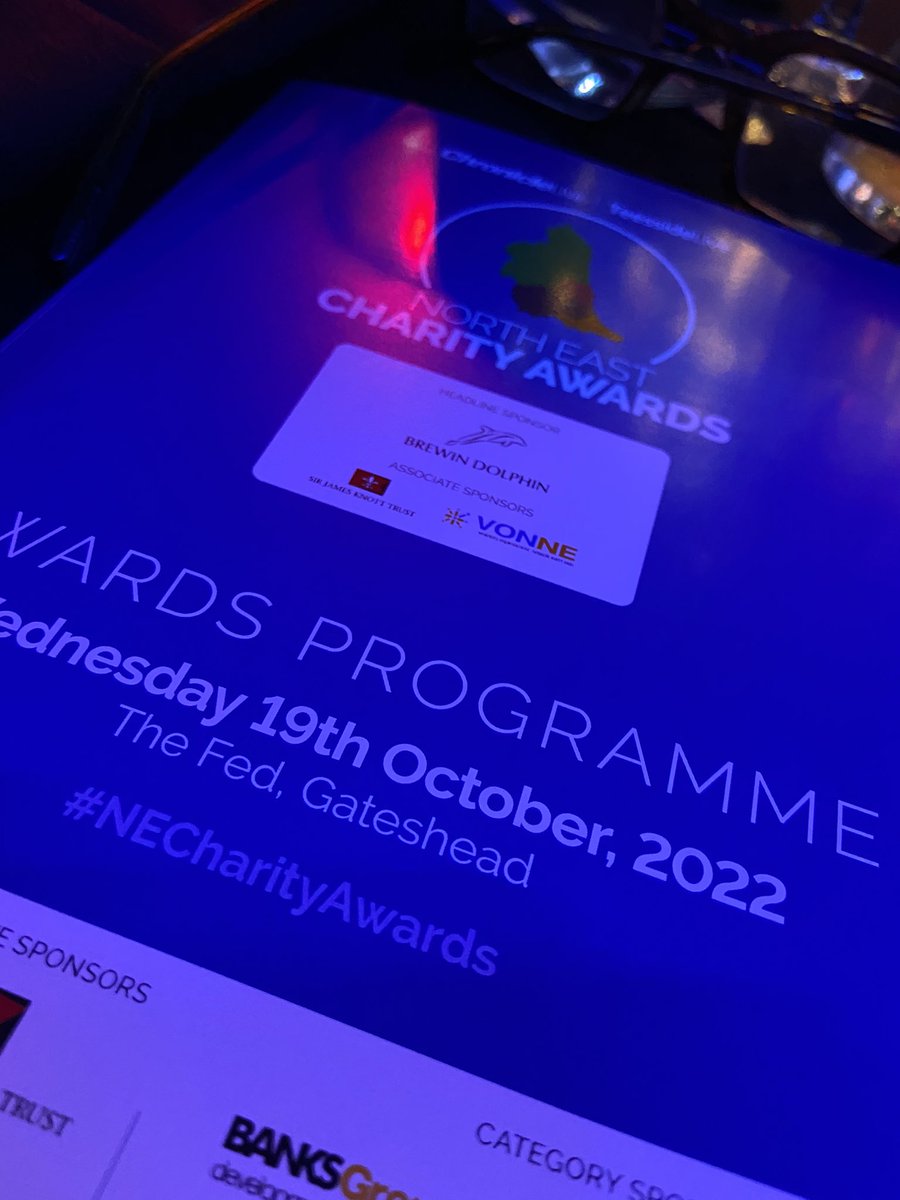 A privilege to be in the company of some incredible people #NECharityAwards