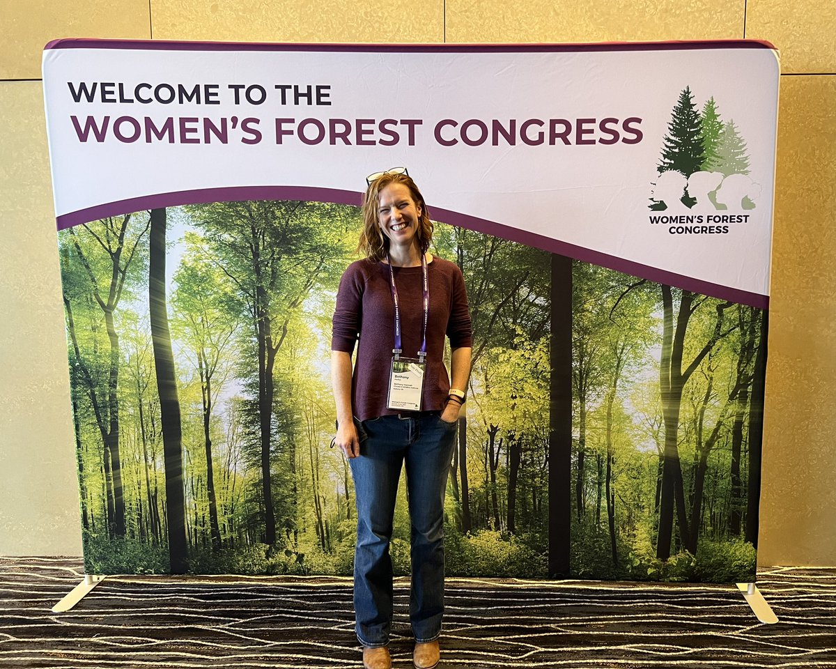 CWI Deputy Director, Bethany Hannah, participated in the inaugural Women’s Forest Congress this week. A wonderful event full of inspiring speakers and amazing people working on important solutions. @womensforestcng #forestry #climate #womenmakingchange #womensforestcongress2022