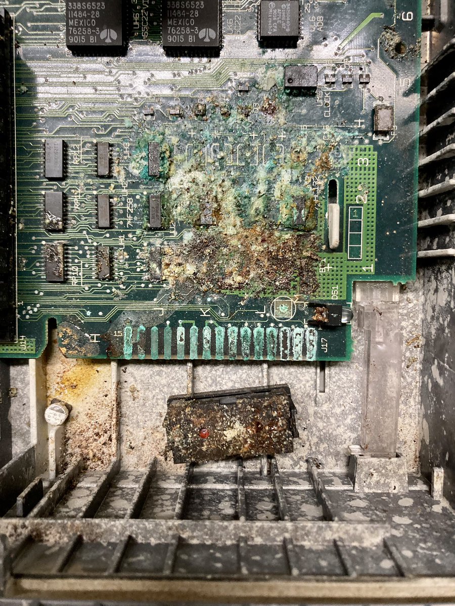 remove macintosh battery before storing

#vintage #computer #apple #macintosh #retrocomputing