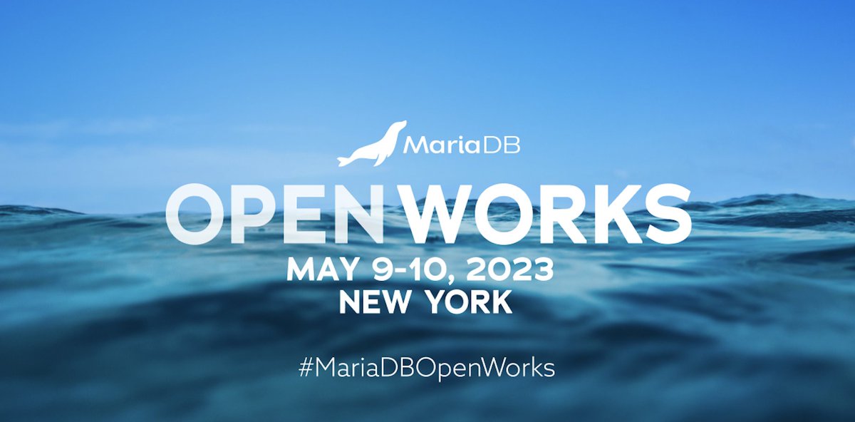 mariadb's tweet photo. We’re preparing for the 2023 #MariaDBOpenWorks conference, and we want to hear from you. 🫵
Have a cloud migration story? Made a shift to #MariaDB? We want to hear it all.
Submit your presentation for consideration: https://t.co/eOS0tdnhh5 https://t.co/vsdlEzAf8K