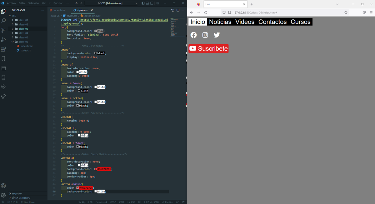 daalpevi's tweet image. Day 01 learning CSS.
Hello friends today we start with this challenge of 100 days programming. Learning the Basics of CSS3.
#100daycode #100DaysOfCode
#100DaysOfCoding #HTML #CSS3
#coding #programming #CSS