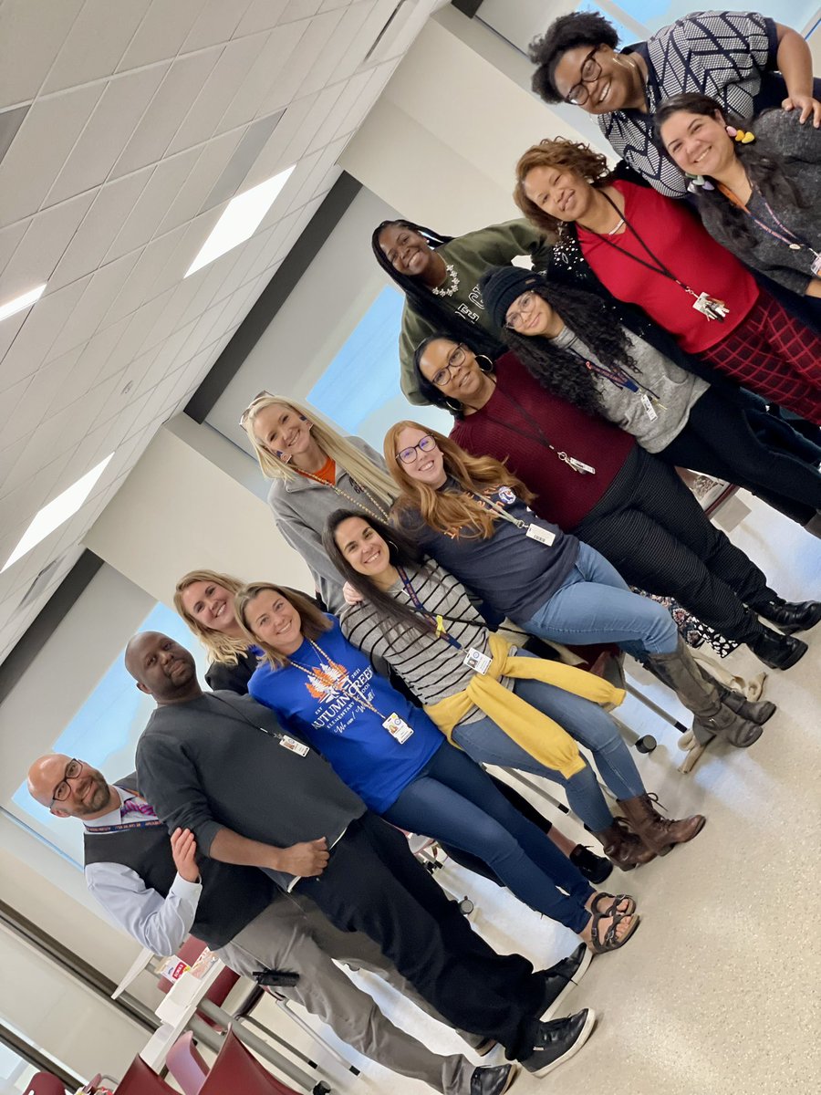 melcapuchina's tweet photo. This team shows up and does the work! It’s not always fun or easy but they do it with excellence and a smile! 💙🧡@HumbleISD_ACE #PBISCommittee #WeCanWeWill https://t.co/rB86qS5g0m