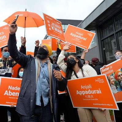 Huh? @AnjaliApp seemed to be “NDP” enough for the federal election. I wonder what @theJagmeetSingh thinks of what is happening today?  He usually has lots to say but has suddenly gone pretty quiet on the @bcndp moves for a @Dave_eby coronation. #bcpoli #LetHerRun