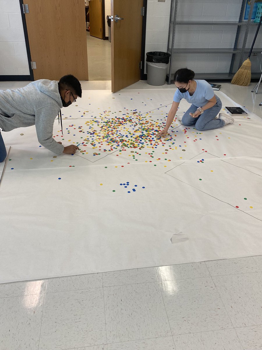jdawgboyce's tweet photo. Mr. Arrighi’s APES class use hands on activities to learn about Island Biogeography…brilliant! #handsonlearning #makeingconnections @FreedomHS_PWCS @FHSPRINCSMITH @FDHSClass23 https://t.co/0y6nZVdyA3
