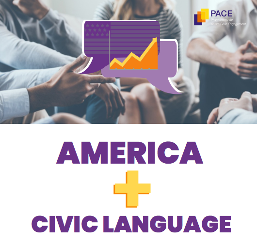 PACEfunders's tweet image. Today, we released "America+Civic Language" -- our take on what #CivicLanguage Project findings most provoked us. View the reports, mini-grant findings, infographics, focus group results + more to explore how people feel about + associate "democracy words" PACEfunders.org/language