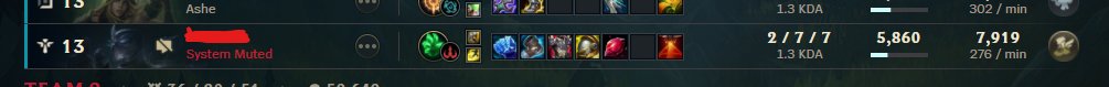 K1_Andy's tweet photo. @RiotSupport  why do I lose full LP when the system muted one of my teammates for being toxic, isn't it already a challenge when they do communicate? https://t.co/eUKRyUjz4I