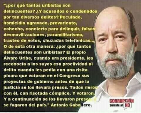 @lecorrea8100 <a href="/carcasper/">carlos castaneda</a> <a href="/PalomaValenciaL/">Paloma Valencia L</a> Para que mandar a leer a alguien que ni lee ni le interesa decir nunca la verdad, siempre mienten, roban y masacran!