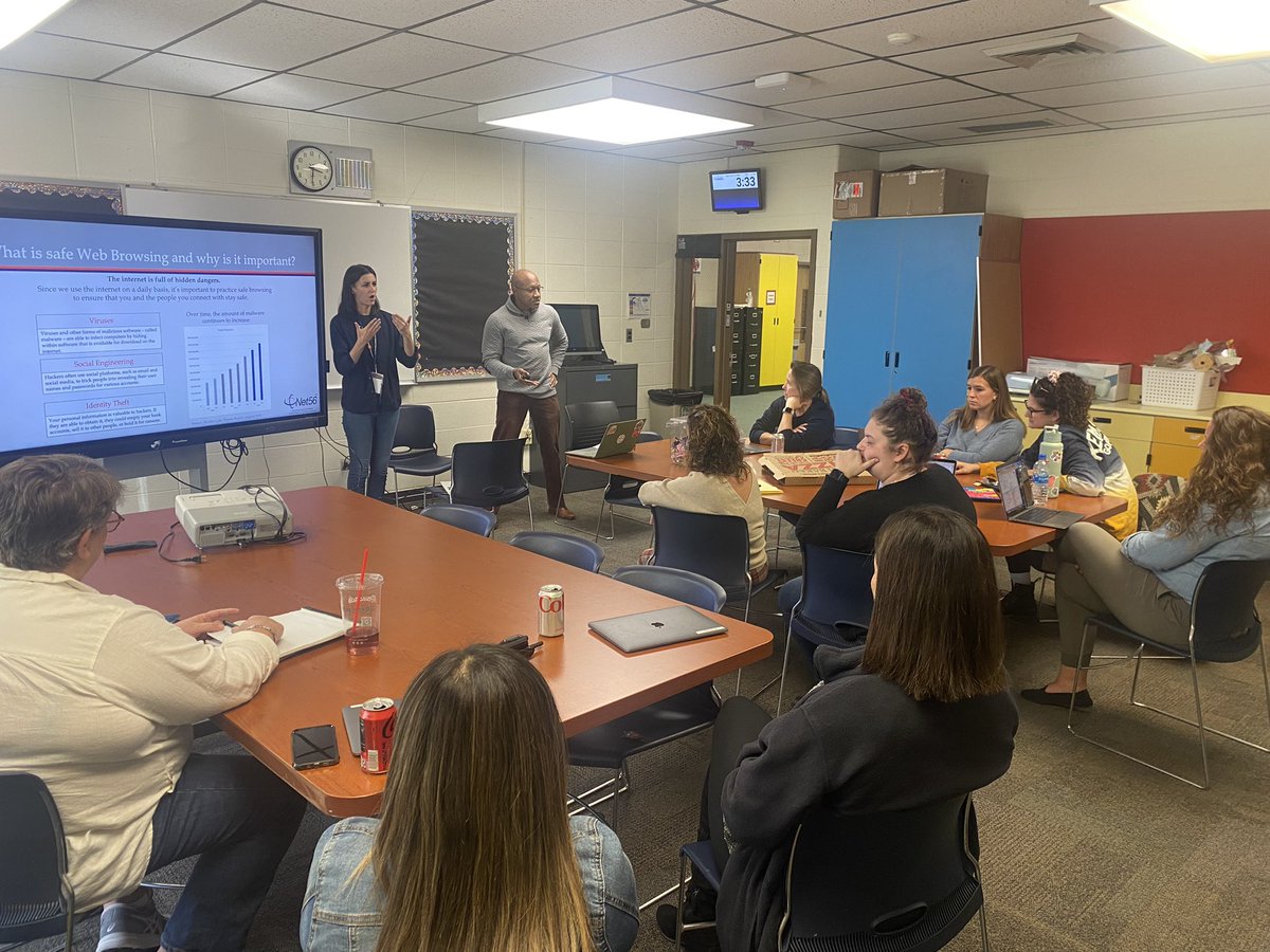 Todd Spight from <a href="/Net56IT/">Net56</a> visited staff at John Powers Center this afternoon to provide tips to enhance cyber security at work and at home. Great info! Thanks Todd!