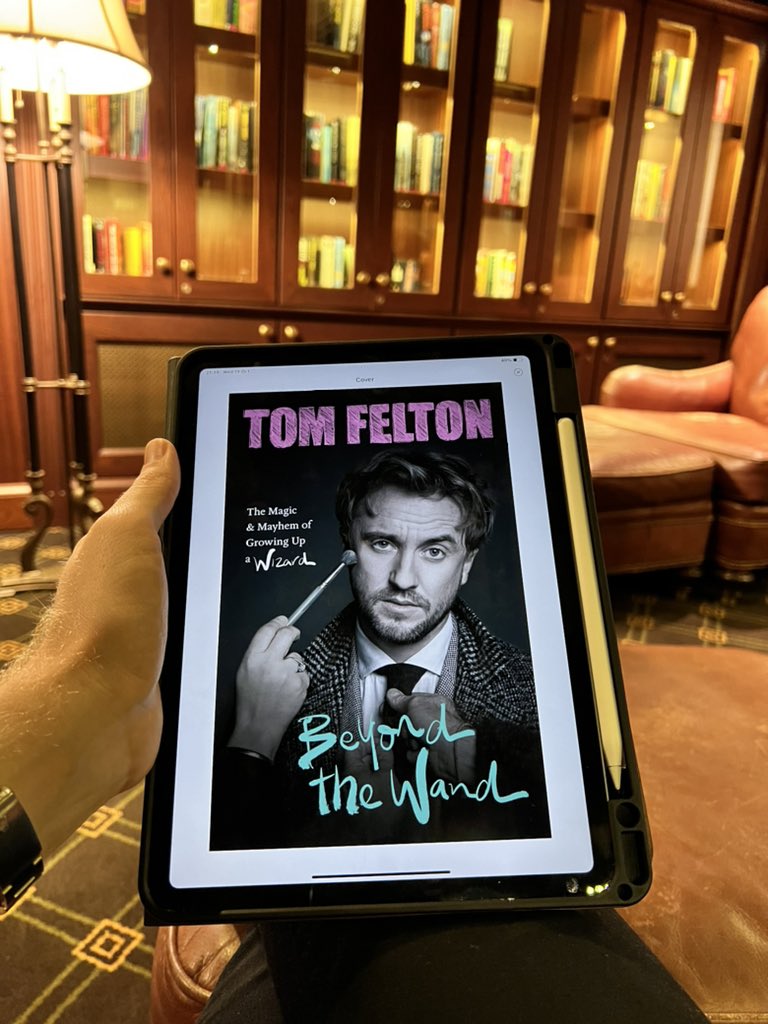 After a great 2 weeks of shows around Italy, Spain and Croatia, I was excited to see that <a href="/TomFelton/">Tom Felton</a> ‘s new book was released. What what a fantastic read it is! I could not put it down between shows. Quite an inspiring read! Highly recommend it. #BeyondTheWand