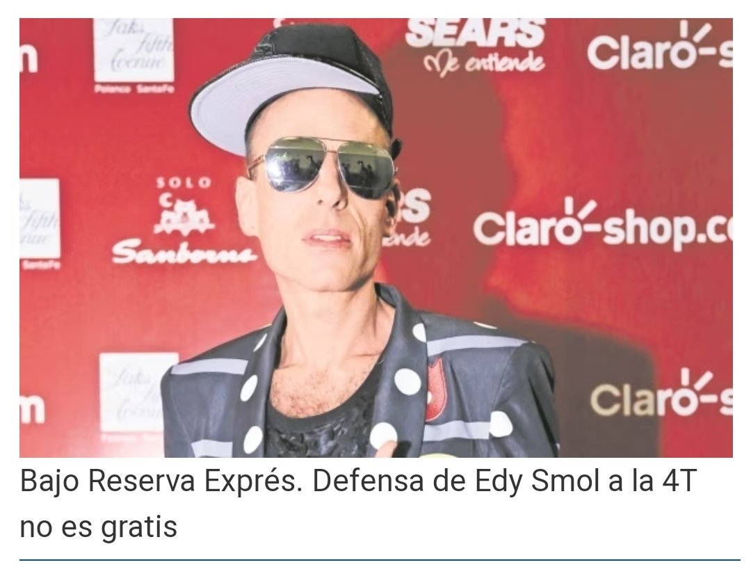 OskyElMagno's tweet photo. La defensa de la 4ᵗᵃputrefacción por parte de "Guru de la Moda" Edgar Smolensky cónocido como Edy Smol #NoEsGratis señores, este señor le pagan con #contratos que le otorga el #GobiernoDeCDMX por conceptos de adquisiciones de #RopaDeportiva.
En morena todo es comprado.😂 https://t.co/1qKGj4GMuH
