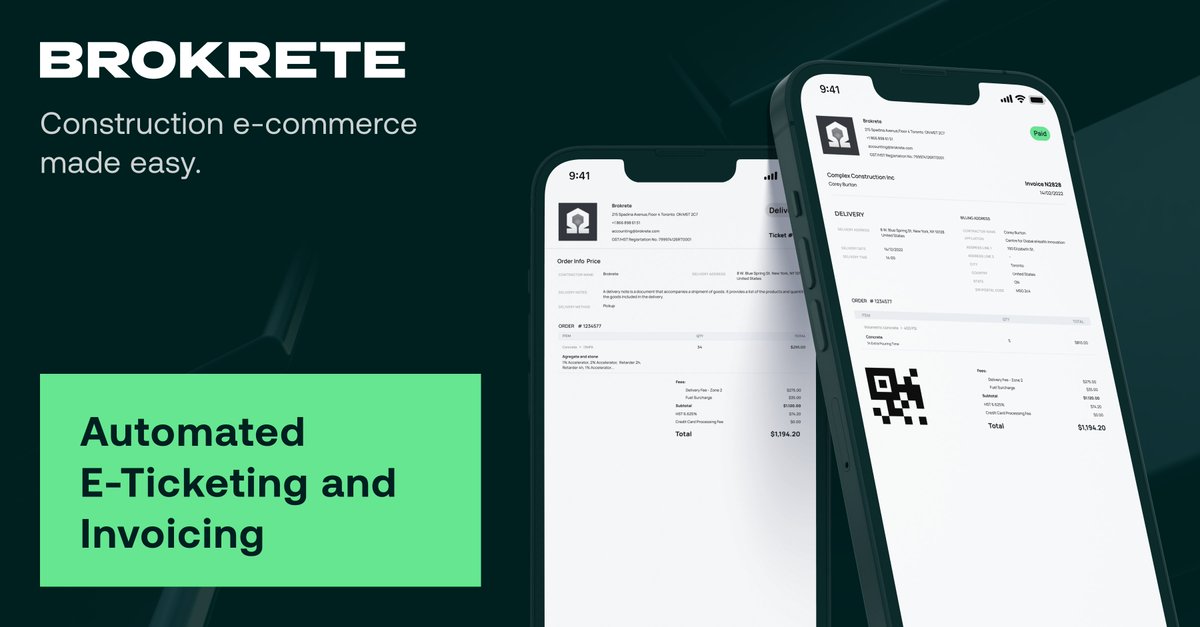 brokreteinc's tweet photo. Imagine there was order management software that automated e-ticketing, dispatch, invoicing and more... That would take a lot of stress off your plate, wouldn't it?

Stop imagining. It exists.

Visit https://t.co/7TSjYt4NCA to learn more. https://t.co/O6XwHLv7Sh