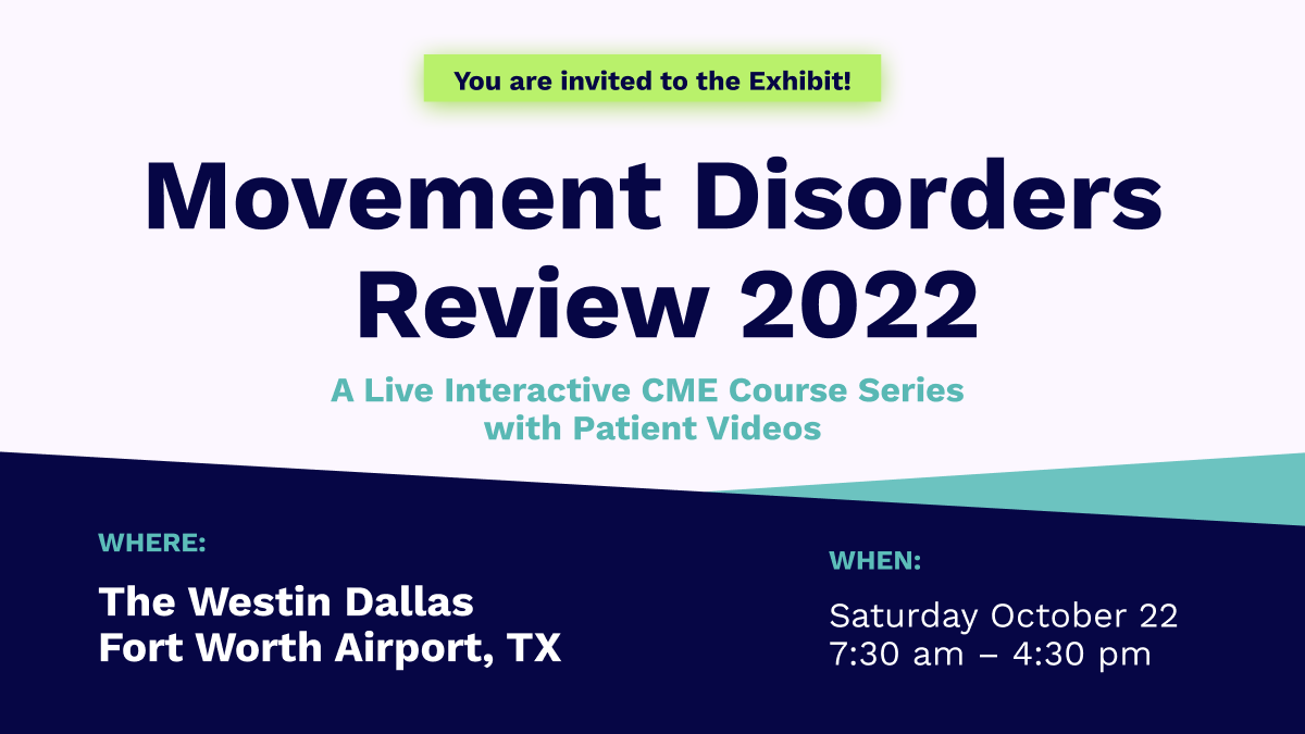 We are excited to share that we will be attending this year’s #MovementDisordersReview in Dallas, Texas. Visit us to learn more about PKG Care and its impact on Parkinson’s patients.