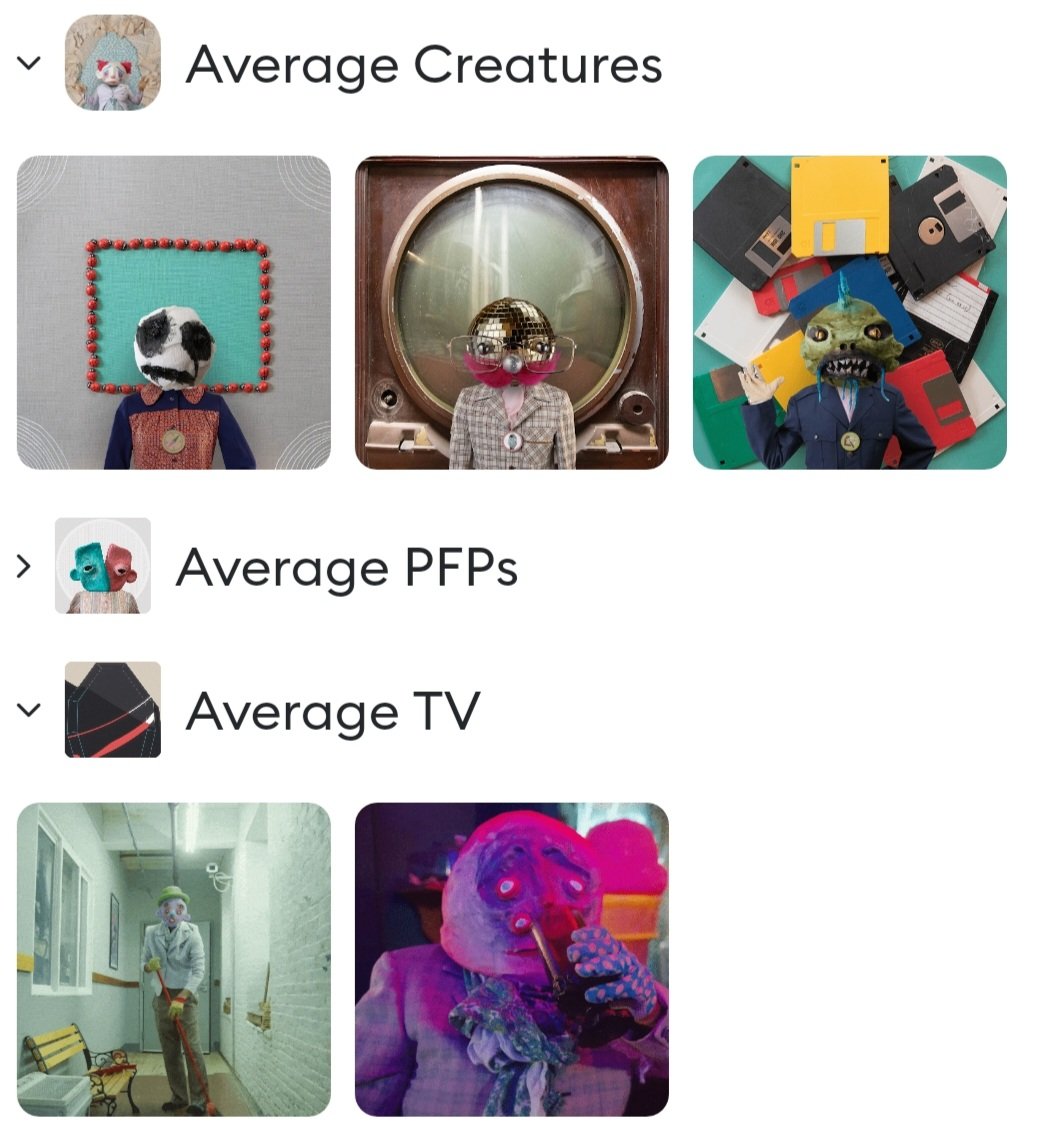 Tochi007ACSV's tweet photo. Second/segundo
@AvgCreatures AvgTV claim.
Love how this project evolves!!!
Amo como este proyecto evoluciona!!!
#WeAverage #Mixed #Art #sculpture #paint #photo #SetDesign #costumes #video
https://t.co/z72tcyQdW5 https://t.co/0WenDv8QIX