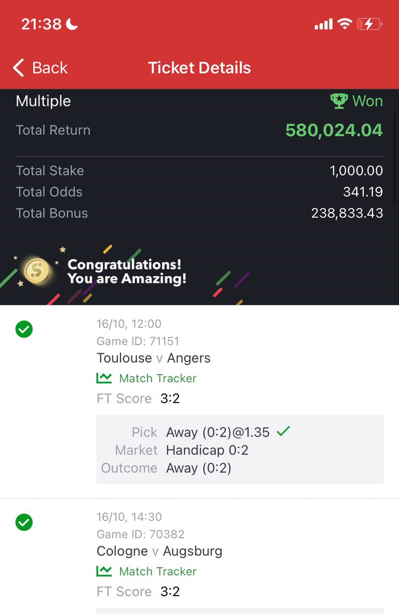 Opeolu_waa's tweet image. Make I post this too👀
Congrats and enjoy your wins✅