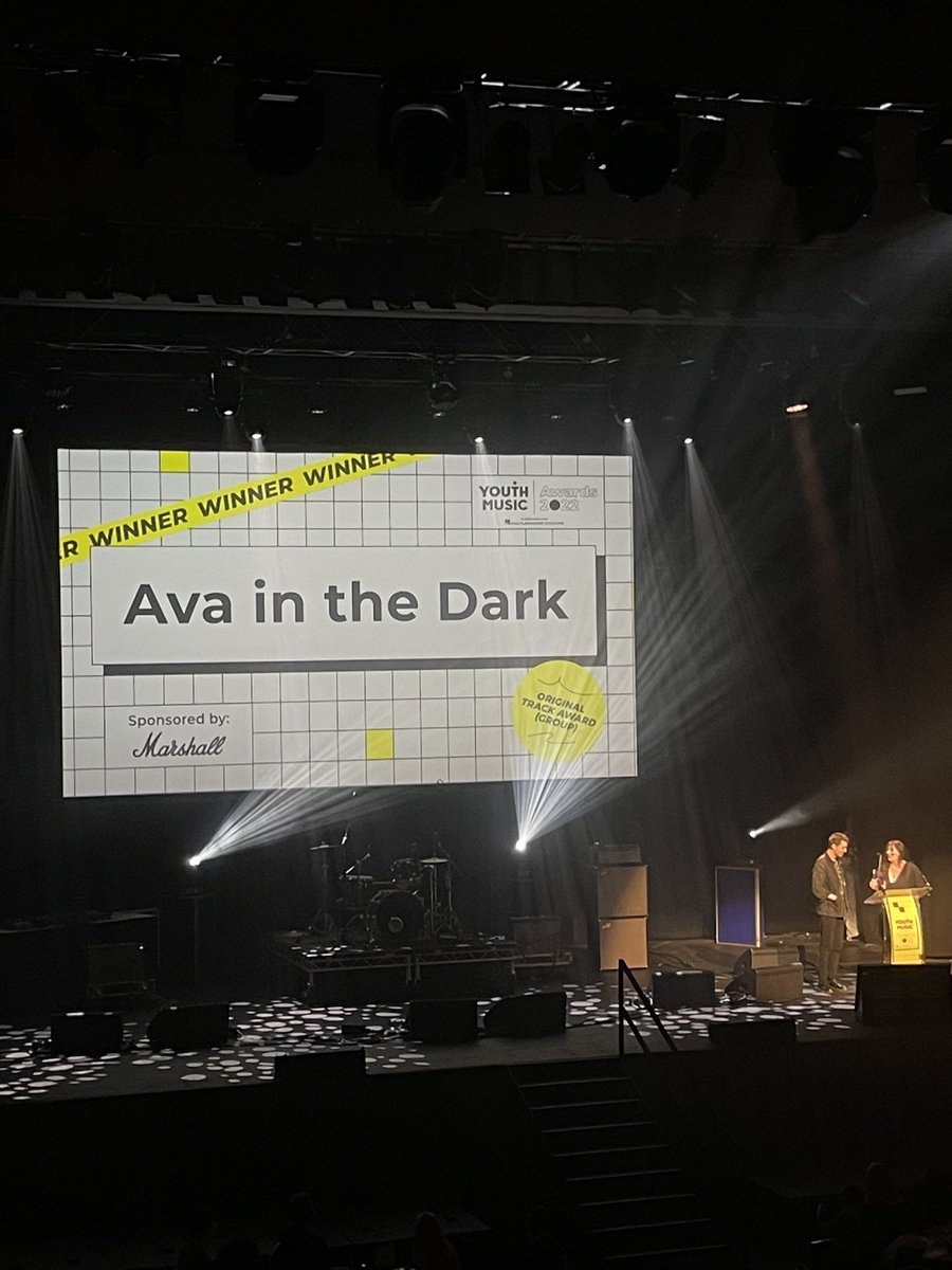 .<a href="/avainthedark/">Ava in the Dark</a> win Original Track Award (Group) 🎉

Sponsored by <a href="/marshallamps/">Marshall Amps</a> 

#YouthMusicAwards22