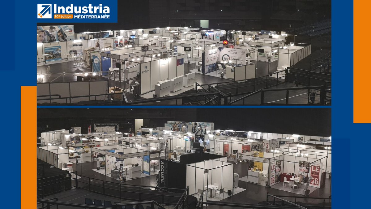 J-1 INDUSTRIA MEDITERRANEE
Le Salon INDUSTRIA MEDITERRANEE est prêt à vous accueillir et vous attend demain à partir de 9h30 !!