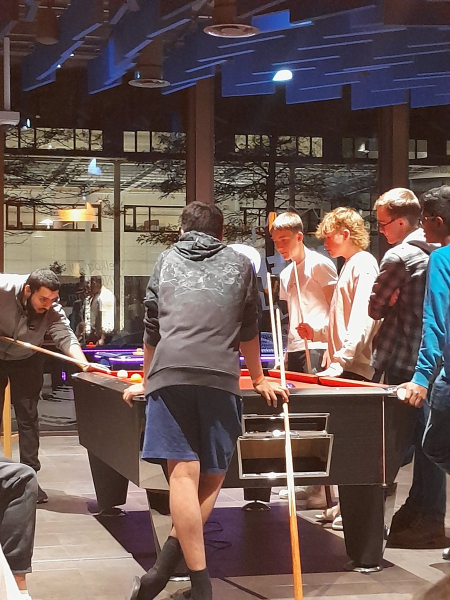 philethics_NHS's tweet photo. Ooh it's as if we're at the Crucible 🎱 Definitely picked up some that aren't ours! 🤭 #lastnightantics #makingfriends @philethics_NHS @NottsHigh 🇳🇱 https://t.co/EqjQymtAoQ