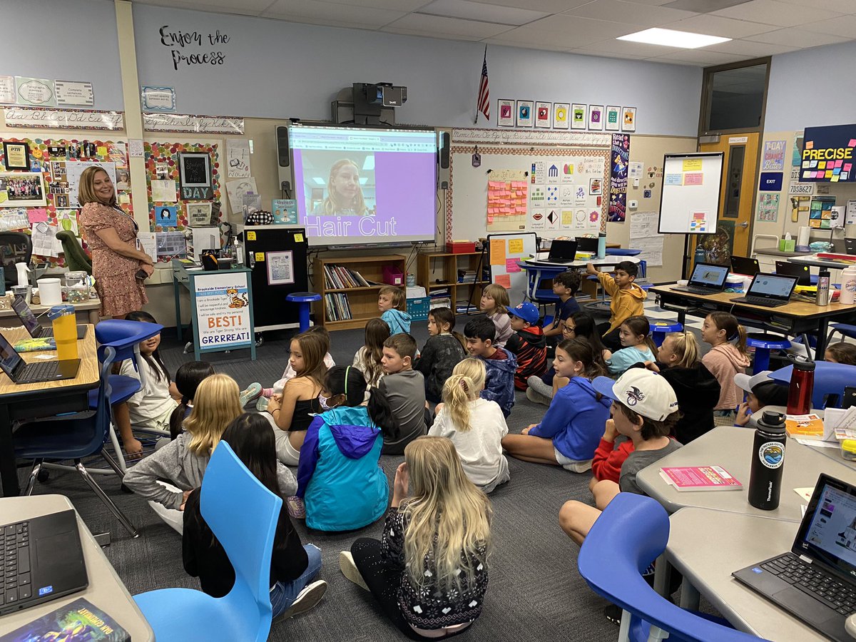 Earlier this week @CoriOrlando1 taught our class all about Thin Slides! It was so much fun sharing our class news using this EduProtocol! Also love how you incorporated technology and presentation skills into the activity! <a href="/BESTigersOPUSD/">Brookside</a> <a href="/oakparkusd/">Oak Park USD</a>