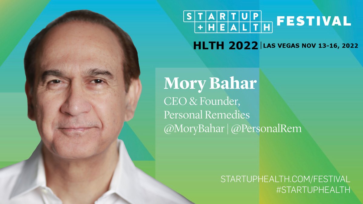 MoryBahar's tweet photo. Presenting at #HLTH2022 in Vegas Nov. 13-16
"#AI Applications to #chronicillness Mgmt" on Tues 11:45AM at the @startuphealth  pavilion and #Nutrition &amp; Chronic Illness on Wed 10:00AM at HLTH Startup Stage. See you there?
#startuphealth #healthcare #foodismedicine #foodasmedicine https://t.co/GJaSR43Gke