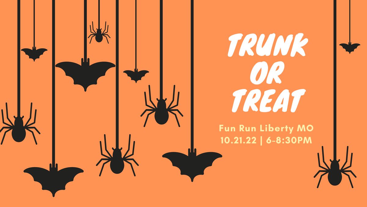 TurnKeyRealtyKC's tweet photo. 🎃Ready for Halloween already?! Come see us at Fun Run's Trunk or Treat this Friday Oct. 21st from 6p-830p 
🎉We will have a FAMILY FUN DAY GIVEAWAY you can enter to win too! @FunRunLiberty #TurnKeyRealtyKC #halloweenfun #giveawayalert #WeLoveToGive https://t.co/s9zNv5rDaJ