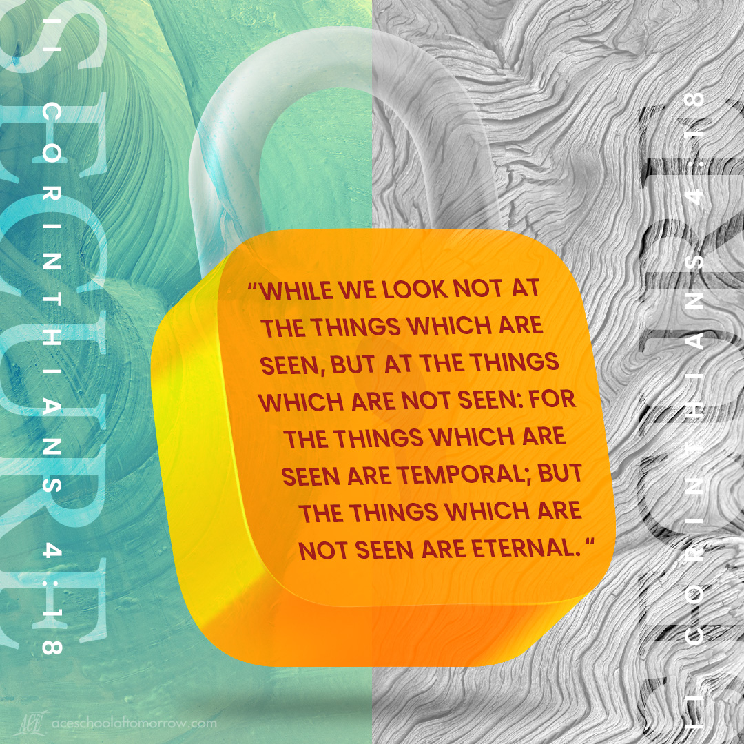 acecurriculum's tweet photo. “Secure” is one of A.C.E.’s 90 character traits of Christ. A.C.E. defines secure as building my everyday life on eternal things which cannot fail or be lost.
#ACEcurriculum
#90CharacterTraits https://t.co/td8d9t8f9q