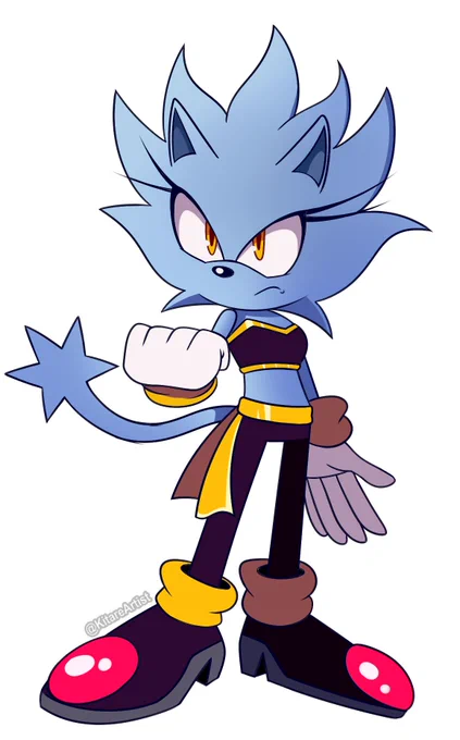 It's been a long time since I've made Sonic Swaps content xDSo here it is!"Pazuru the Cat" is the Nazo version of Blaze in the #SonicSwaps AU! 