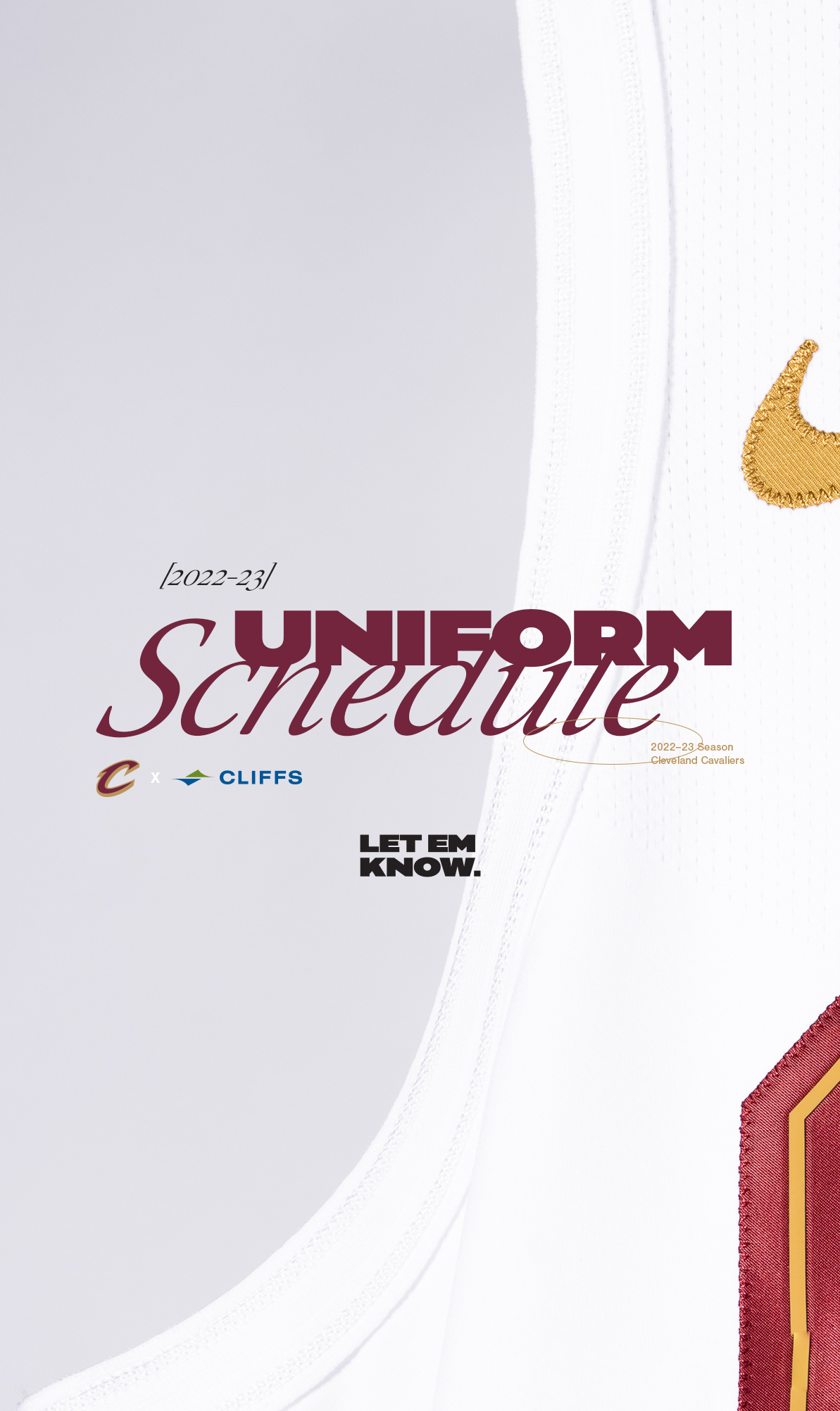 Cavs Uniforms Through the Years Photo Gallery