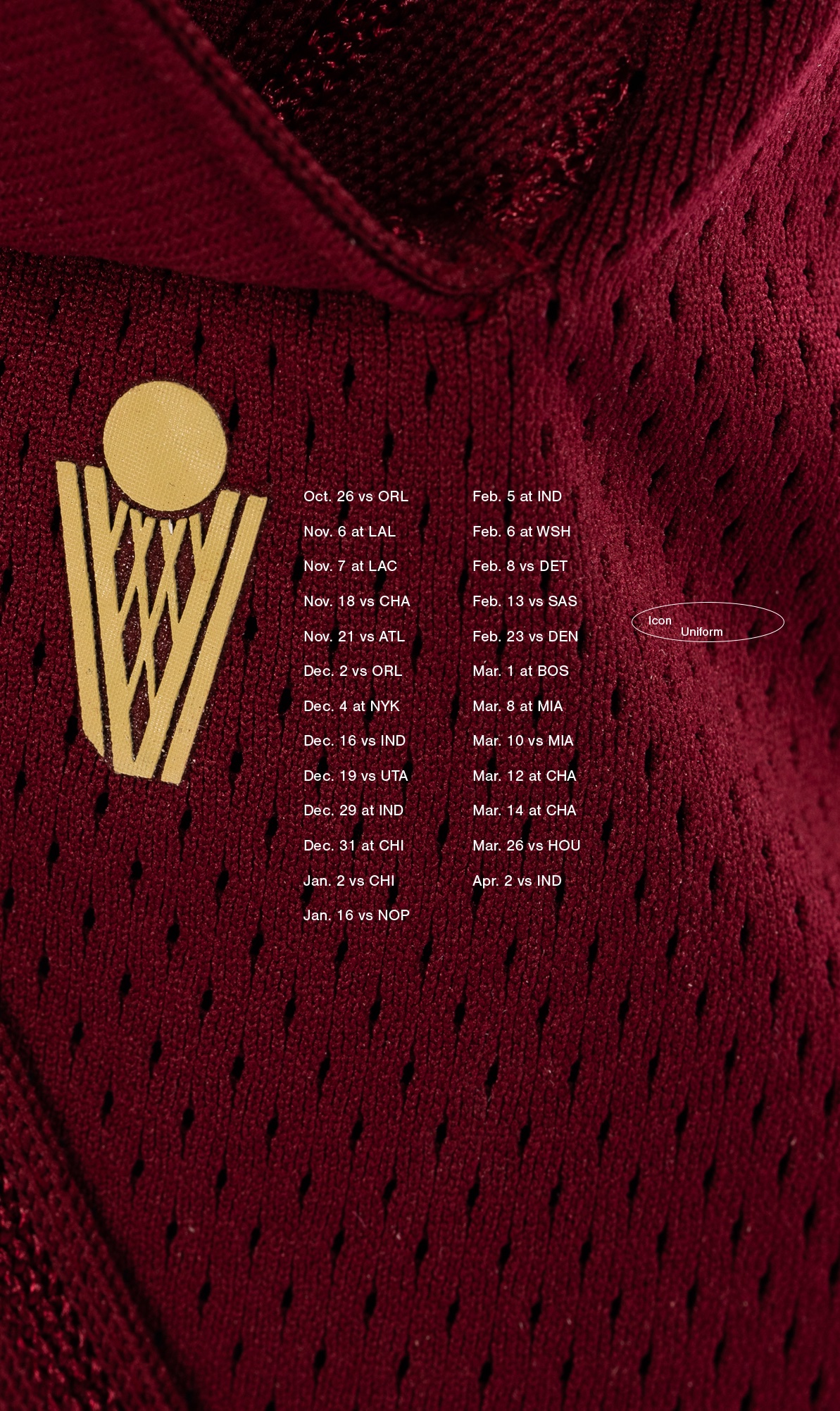 Cleveland Cavaliers on X: Gold is in season ✨ Our 2022-23 Uniform Schedule  presented by Cleveland-Cliffs  / X