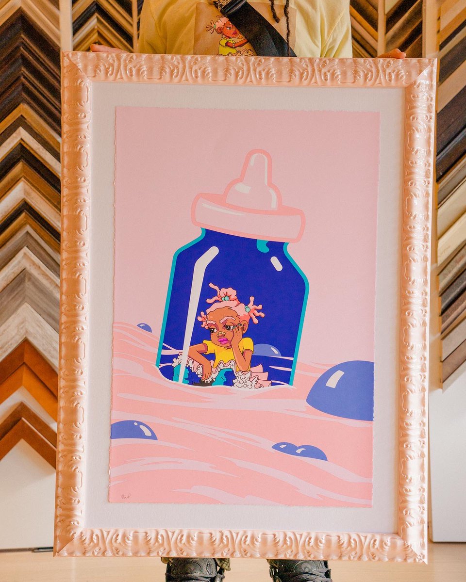 "Binky inna Bottle" Available on <a href="/verticalgallery/">Vertical Gallery</a> 🌈💘💫🥰

verticalgallery.com/collections/bi…