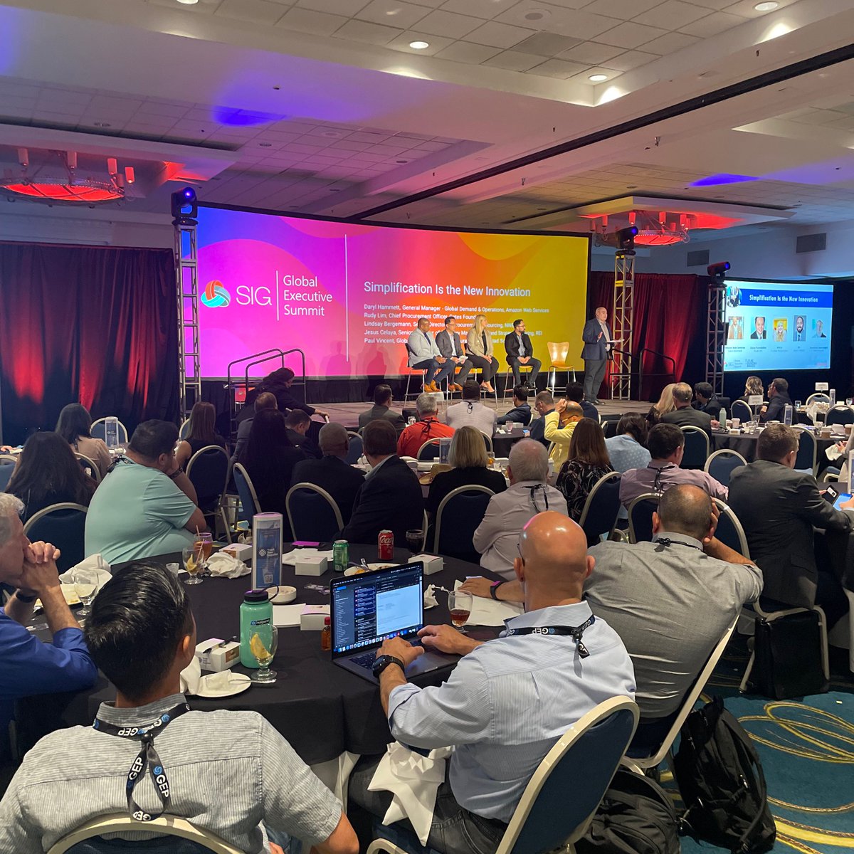 Switchitapp's tweet photo. .@Switchitapp  What an engaging conversation around Simplifying Innovation. #SIGFall22 https://t.co/AvoFk3jYCX