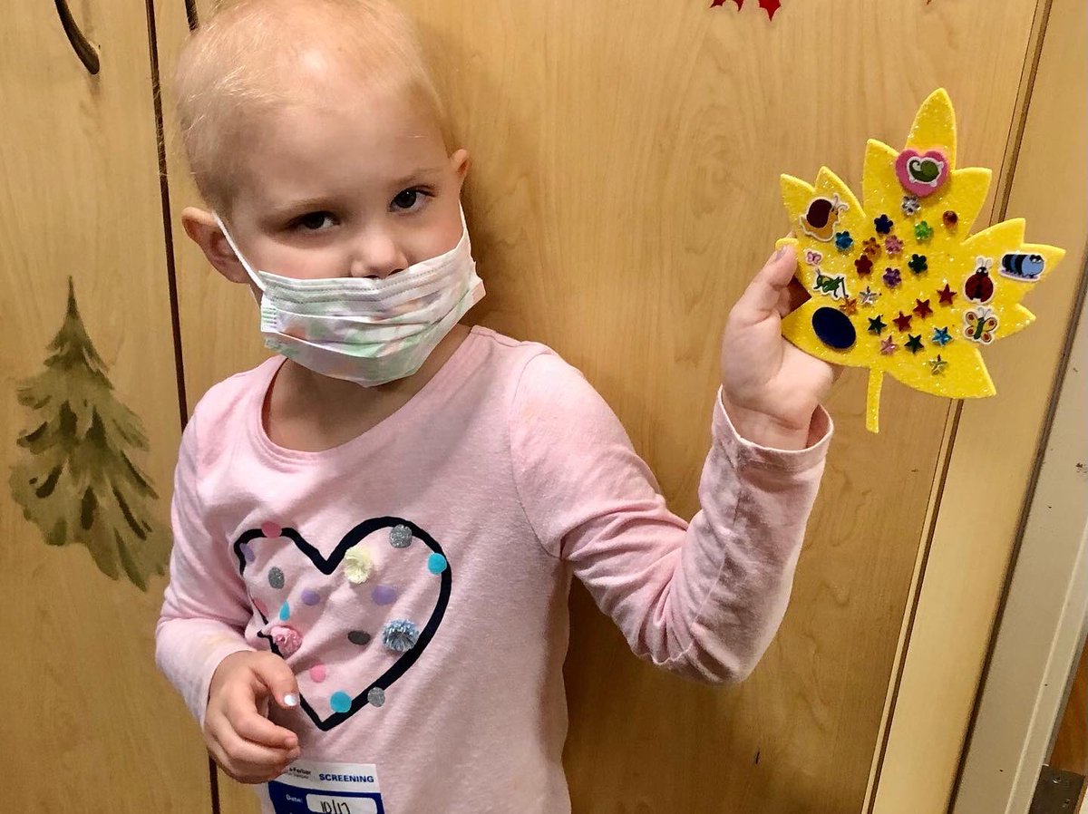 She took her art very seriously! Not pictured: the museum’s worth of crafts she  proudly made!@TheJimmyFund