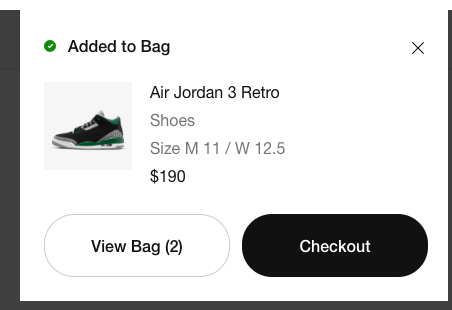 SOLELINKS's tweet photo. Ad: Few sizes adding
Air Jordan 3 Retro 'Pine Green'
=> https://t.co/edAhBY7NB4 https://t.co/1wFHv3co4i