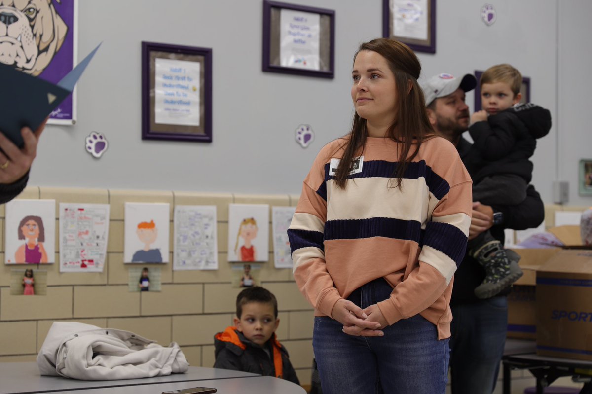 We are so proud of the Charlotte Avenue PTSA Vice President Jess Reyna, who was honored at today’s meeting by Hamburg town supervisor <a href="/Hoak4Supervisor/">Hamburg Supervisor Randy Hoak</a> for her leadership and the success of the Fun Run! He presented her with a town proclamation and Mrs. Lango gave her flowers ❤️