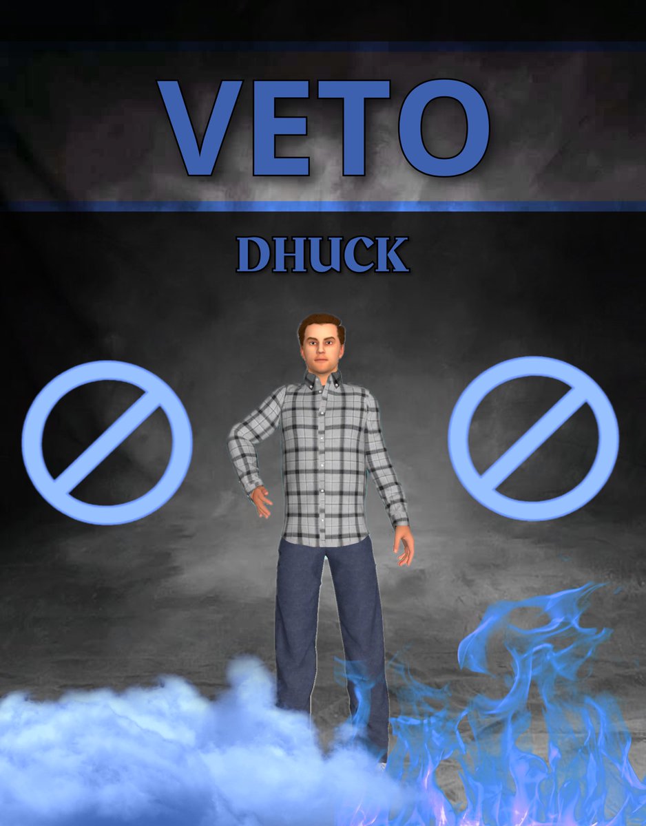 TheBlockBBTG's tweet photo. Final 6 Veto: @BBTGDHuck https://t.co/A8gaT46yKF