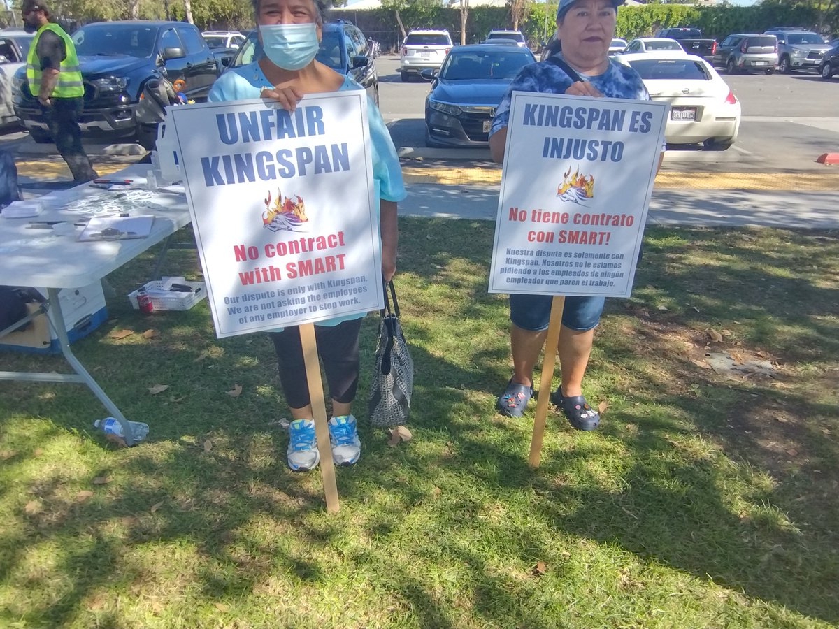 OCCORD_'s tweet photo. ATTN: We are live tweeting here at Delhi park listening to @mayor_sarmiento from #SantaAna re KINGSPAN workers fighting for better working conditions. We will be marching today for worker justice. #cleanupkingspan https://t.co/xXLgAbp2xA