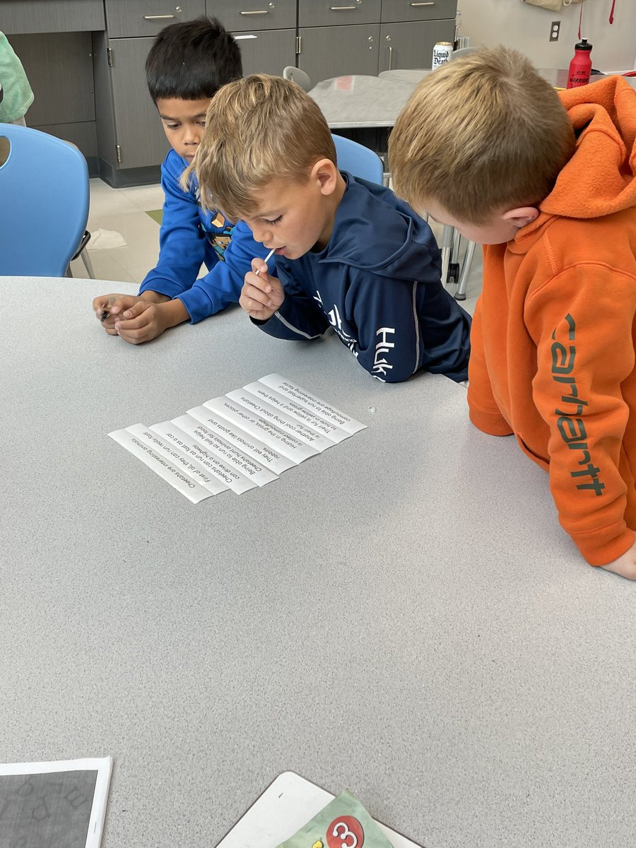 hertel_n's tweet photo. Students worked on constructing a paragraph that had been broken apart. They worked on identifying the topic sentence, supporting details, and the closing sentence. Thank you @jadakennedy18 for this activity! The kids loved it! @WillowvilleE @WestCler https://t.co/KKLauZyN7N