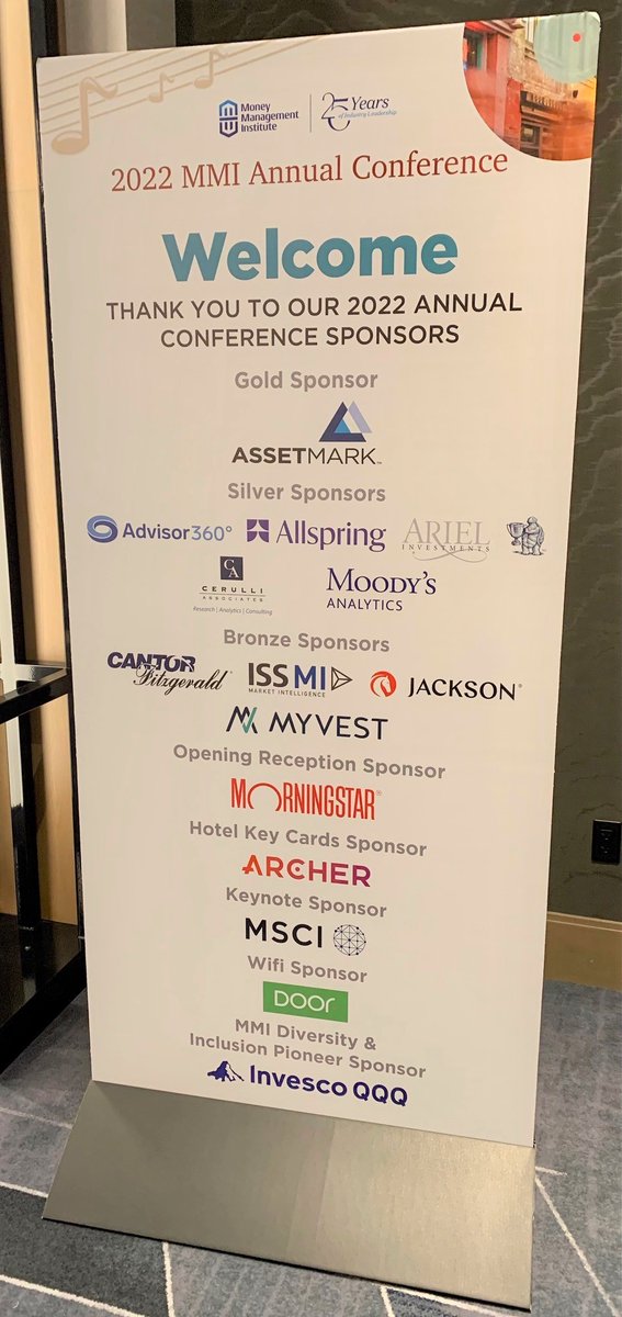 AssetMark is proud to be the Gold Sponsor of the #MMIAnnualConference in #Nashville this week. Joining top #moneymanagement brands like @MoodysAnalytics, @MorningstarInc and @ISS_Mkt_Intel to support the growth of the #financialservices industry is a top priority for us.