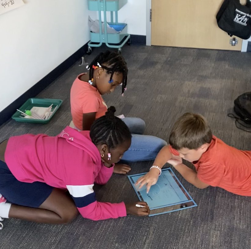 KatieTaylorBES's tweet photo. We had a lot of good things happing in our math class today! We studied tables, we represented multiplication sentences, and we reviewed 2-step problems! These were some ✨incredible mathematicians✨ #bengalpride https://t.co/su1SG1yeOU