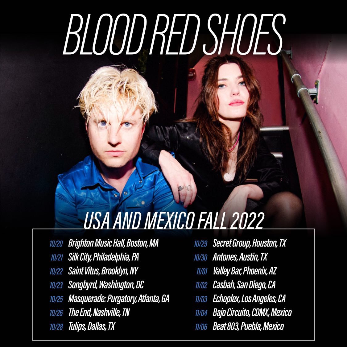 WOW - when was the last time@I was told I would C You Next TUESDAY!! Blood Red Shoes are playing live music! <a href="/BloodRedShoes/">Blood Red Shoes</a>