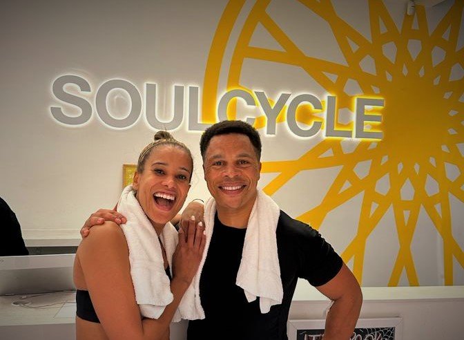A huge THANK YOU to <a href="/soulcycle/">SoulCycle</a> who invited Thandie and I to join a spin class to raise money for a great cause. Hard work but great fun. Here's the lowdown gofund.me/41eec97f